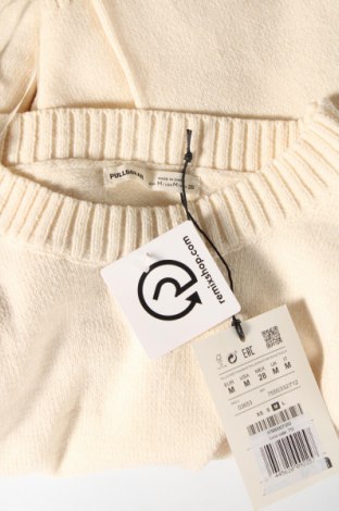 Damski sweter Pull&Bear, Rozmiar M, Kolor Beżowy, Cena 57,63 zł