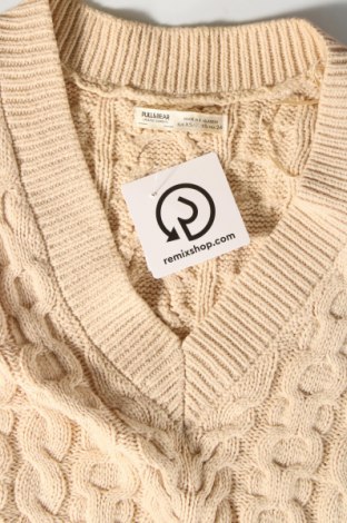 Дамски пуловер Pull&Bear, Размер XS, Цвят Бежов, Цена 3,77 лв.