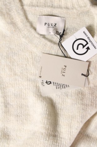 Γυναικείο πουλόβερ Pulz Jeans, Μέγεθος M, Χρώμα Εκρού, Τιμή 6,73 €