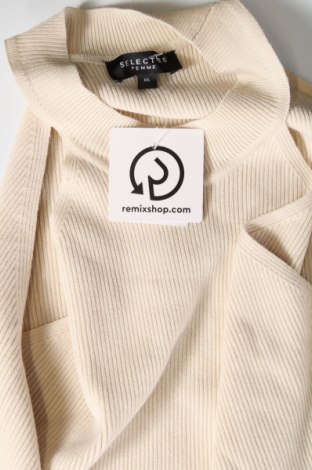 Дамски пуловер Selected Femme, Размер XL, Цвят Бежов, Цена 19,68 лв.
