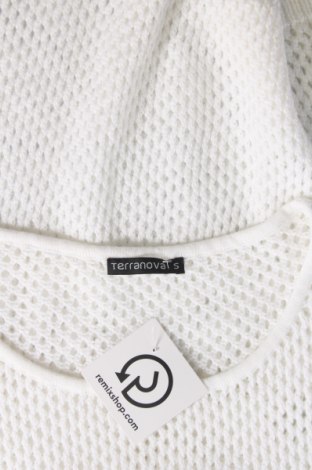 Γυναικείο πουλόβερ Terranova, Μέγεθος S, Χρώμα Λευκό, Τιμή 7,50 €