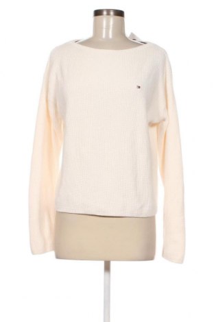 Γυναικείο πουλόβερ Tommy Hilfiger, Μέγεθος M, Χρώμα Εκρού, Τιμή 98,45 €