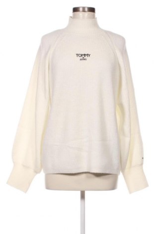 Damenpullover Tommy Jeans, Größe S, Farbe Weiß, Preis 56,26 €