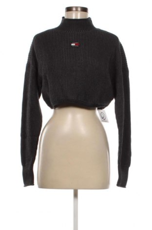 Γυναικείο πουλόβερ Tommy Jeans, Μέγεθος S, Χρώμα Γκρί, Τιμή 50,01 €