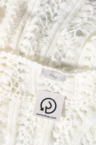 Дамски пуловер Tredy, Размер S, Цвят Бял, Цена 4,64 лв.