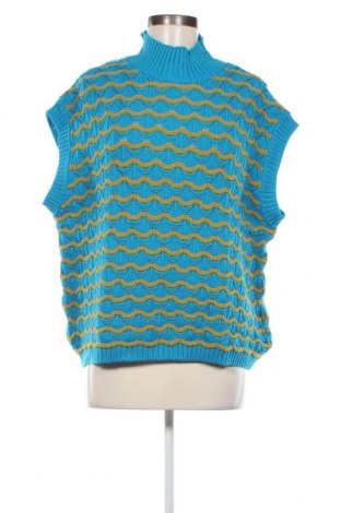Γυναικείο πουλόβερ United Colors Of Benetton, Μέγεθος M, Χρώμα Μπλέ, Τιμή 17,94 €