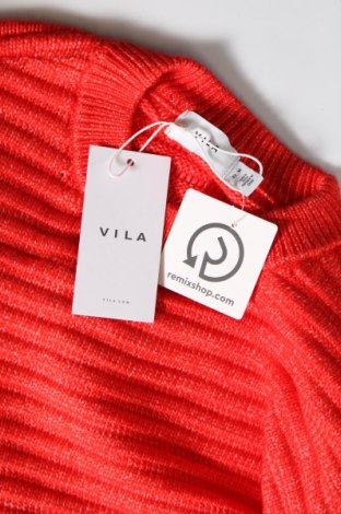 Damenpullover VILA, Größe M, Farbe Rot, Preis 14,20 €