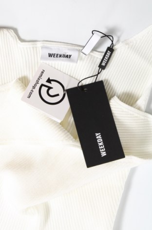 Γυναικείο πουλόβερ Weekday, Μέγεθος L, Χρώμα Λευκό, Τιμή 5,64 €
