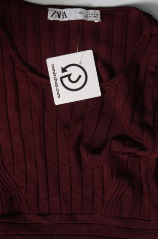 Pulover de femei Zara, Mărime S, Culoare Roșu, Preț 28,43 Lei