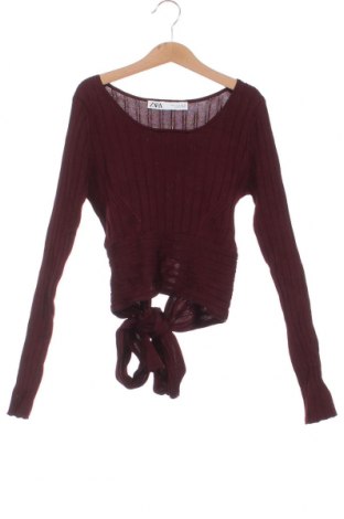 Pulover de femei Zara, Mărime S, Culoare Roșu, Preț 49,87 Lei