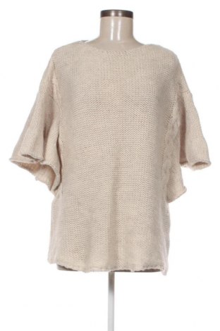 Дамски пуловер Zara Knitwear, Размер M, Цвят Бежов, Цена 10,00 лв.