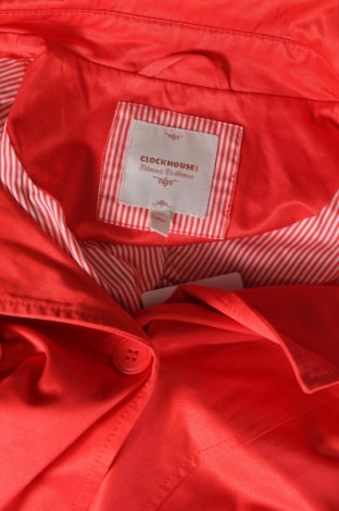 Damen Trenchcoat Clockhouse, Größe XS, Farbe Rot, Preis 7,83 €