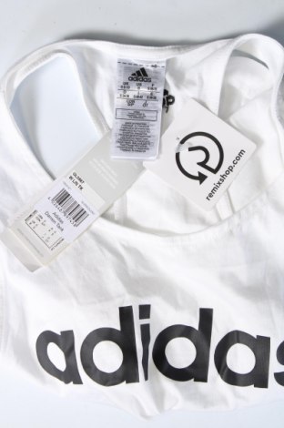 Γυναίκειο αθλητικό τοπ Adidas, Μέγεθος S, Χρώμα Λευκό, Τιμή 35,25 €