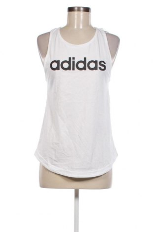 Γυναίκειο αθλητικό τοπ Adidas, Μέγεθος S, Χρώμα Λευκό, Τιμή 35,25 €