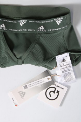 Γυναίκειο αθλητικό τοπ Adidas, Μέγεθος XXS, Χρώμα Πράσινο, Τιμή 26,35 €