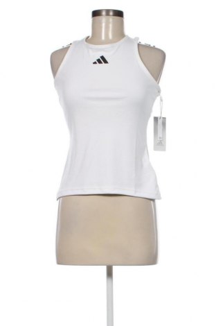 Γυναίκειο αθλητικό τοπ Adidas, Μέγεθος S, Χρώμα Λευκό, Τιμή 37,11 €