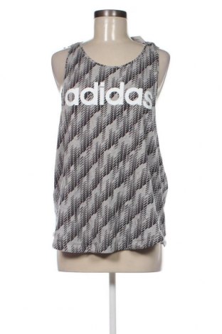 Damen Sporttop Adidas, Größe M, Farbe Grau, Preis 15,53 €
