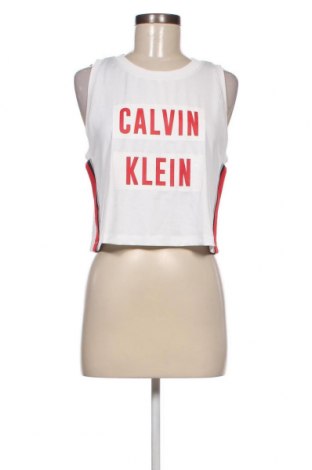 Дамски спортен топ Calvin Klein, Размер S, Цвят Бял, Цена 24,00 лв.