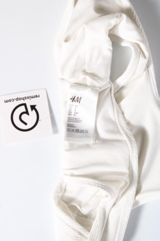 Дамски спортен топ H&M, Размер L, Цвят Бял, Цена 12,18 лв.