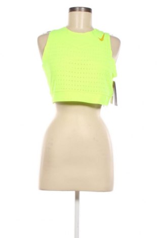 Damen Sporttop Nike, Größe L, Farbe Grün, Preis 22,27 €
