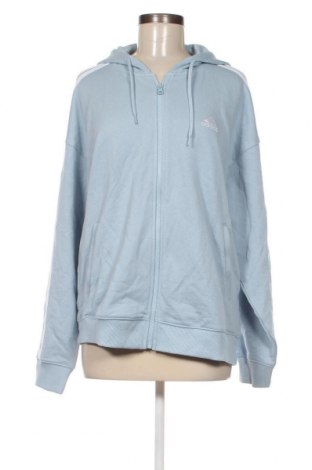 Γυναικείο φούτερ Adidas, Μέγεθος M, Χρώμα Μπλέ, Τιμή 31,55 €