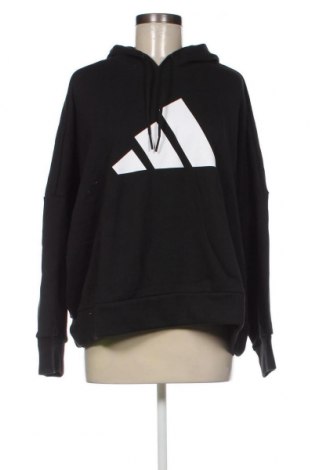 Γυναικείο φούτερ Adidas, Μέγεθος 3XL, Χρώμα Μαύρο, Τιμή 32,60 €