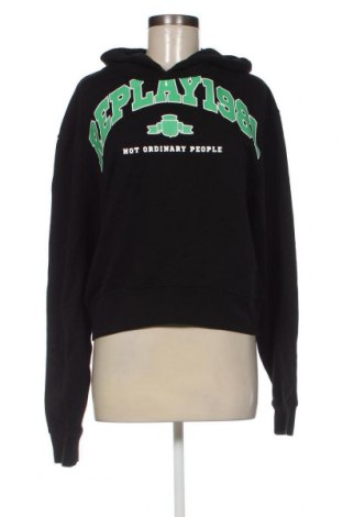 Damen Sweatshirt Replay, Größe XXS, Farbe Schwarz, Preis 48,19 €