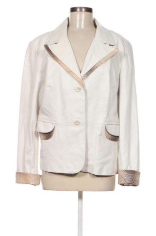 Damen Lederjacke, Größe XL, Farbe Weiß, Preis 67,01 €