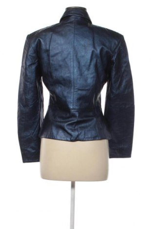 Damen Lederjacke, Größe M, Farbe Blau, Preis 74,46 €