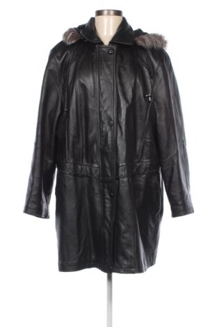 Γυναικείο δερμάτινο μπουφάν, Μέγεθος XL, Χρώμα Μαύρο, Τιμή 21,84 €