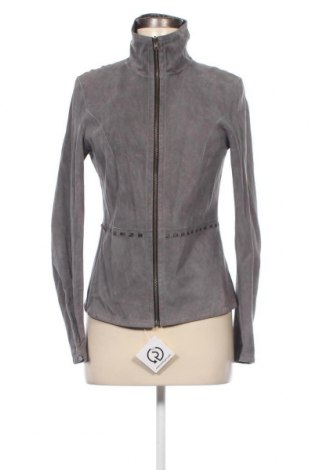 Damen Lederjacke, Größe S, Farbe Grau, Preis € 32,76