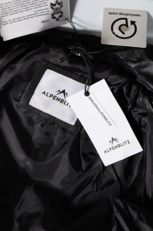Γυναικείο δερμάτινο μπουφάν Alpenblitz, Μέγεθος S, Χρώμα Μαύρο, Τιμή 206,65 €