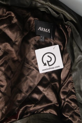 Dámska kožená bunda  Arma, Veľkosť L, Farba Zelená, Cena  207,24 €