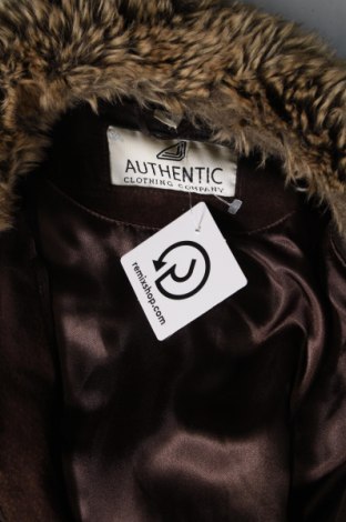 Дамско кожено яке Authentic Clothing Company, Размер L, Цвят Кафяв, Цена 28,12 лв.