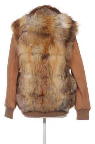 Дамско кожено палто BelAir, Размер M, Цвят Бежов, Цена 513,24 лв.