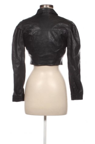 Dámska kožená bunda  Bershka, Veľkosť S, Farba Čierna, Cena  25,00 €