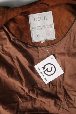 Dámska kožená bunda  Cecil, Veľkosť S, Farba Hnedá, Cena  45,12 €