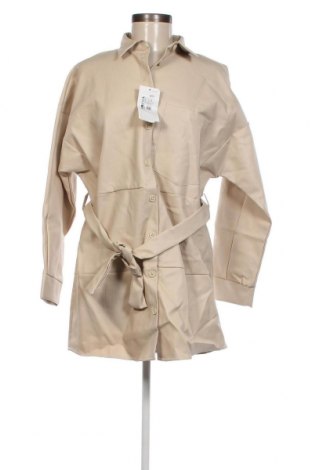 Dámska kožená bunda  Defacto, Veľkosť M, Farba Béžová, Cena  8,55 €