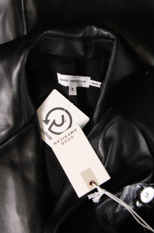 Dámska kožená bunda  Good American, Veľkosť M, Farba Čierna, Cena  248,97 €