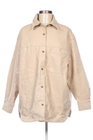 Dámska kožená bunda  H&M, Veľkosť XL, Farba Béžová, Cena  20,84 €