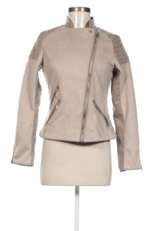 Damen Lederjacke H&M, Größe S, Farbe Beige, Preis 30,01 €