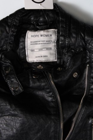 Damen Lederjacke, Größe L, Farbe Schwarz, Preis 19,44 €
