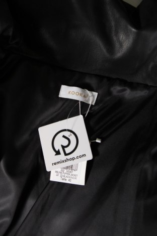 Dámska kožená bunda  Kookai, Veľkosť M, Farba Čierna, Cena  58,92 €