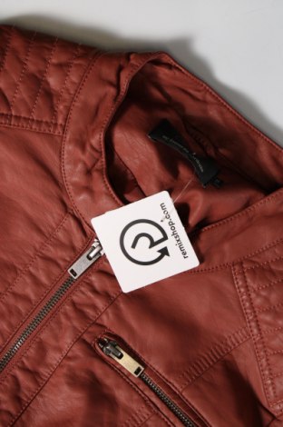 Dámska kožená bunda  ONLY, Veľkosť M, Farba Oranžová, Cena  13,65 €