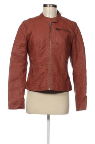 Dámska kožená bunda  ONLY, Veľkosť M, Farba Oranžová, Cena  13,65 €