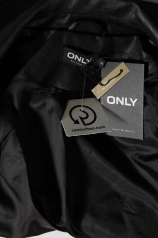 Dámska kožená bunda  ONLY, Veľkosť XS, Farba Čierna, Cena  22,40 €