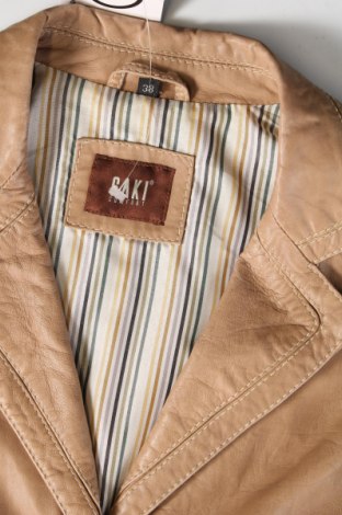 Dámska kožená bunda  SAKI, Veľkosť M, Farba Béžová, Cena  29,45 €