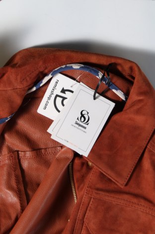 Dámska kožená bunda  Sinequanone, Veľkosť S, Farba Červená, Cena  196,69 €