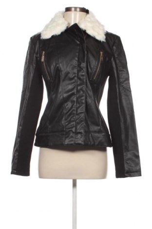 Γυναικείο δερμάτινο μπουφάν TWINSET, Μέγεθος XL, Χρώμα Μαύρο, Τιμή 111,81 €