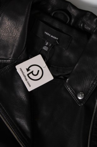 Dámska kožená bunda  Vero Moda, Veľkosť M, Farba Čierna, Cena  42,27 €